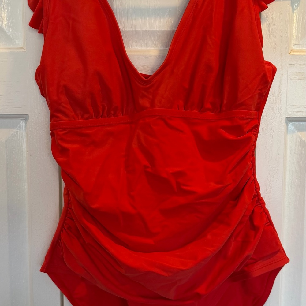 Swimsuit Women Size Large (Fits size 12) Red -